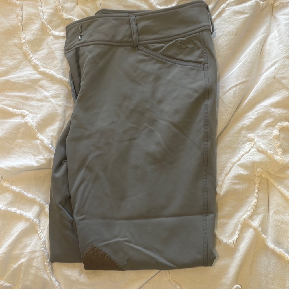 R.J. Classics Harper Front Zip Breeches - Graphite - Do Trot In Tack Shop